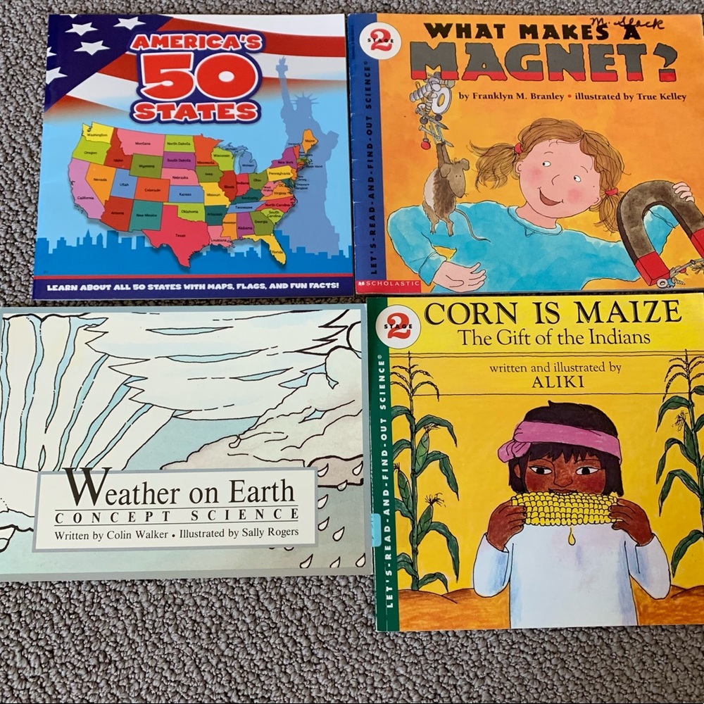 (4) Educational Books for Kids